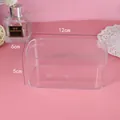 Caja rectangular de plástico transparente para tartas y galletas, medidas 12x6x5cm - Caja Rectangular / 10 Piezas/Paquete (50x60x120mm)