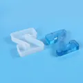 Z-letter alphabet silicone mold for DIY resin crafts, dimensions 10.8x8.9x2.1cm - Letter Z (J230546-Z)