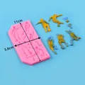 Stampo in silicone calciatore per decorazione dettagliata di torte in fondente - Stile Silhouette Calciatore (50-2178-A) / Rosa