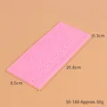 Detail of pink silicone fondant lace mat mold with 20.8x8.5x0.3cm dimensions - Floral Relief Lace (50-168-A) / Pink (50-168-A) / Pink
