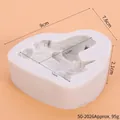 Molde de silicona de sirena para decoración de pasteles de fondant y aromaterapia 95g - 50-2026-B Gris