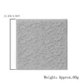 Close-up of floral texture on silicone fondant lace mat with 10.3cm size marking - Gray (50-579-B)