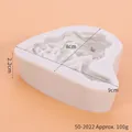 Meerjungfrau Silikonform für DIY Tortendekoration, Fondant und Aromatherapie Gips - 50-2022-B Grau