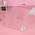 Caja de plástico transparente cuadrada para pasteles 85x85x65cm para repostería - Caja Cuadrada / 10 Piezas/Paquete (85x85x65mm)
