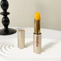 Elegant Kissfox moisturizing color-changing lipstick in a gold tube for daily care - 01# Vivid Orange