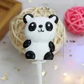 Cute panda resin cake topper ornament with 4.7cm x 4.9cm size dimensions - Resin Panda