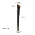 Professional M65 angled blush cream brush with soft fiber bristles, 160mm total length - M65 Slanted Cream Blush Brush