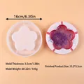 Plum blossom silicone mold for DIY crystal resin ashtray with specific dimensions - Large Plum Blossom Shape (60-224) / 16x3.5cm