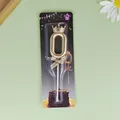 Vela de cumpleaños número 0 con corona dorada en elegante blíster - Corona Número 0 / Champán