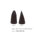 Small black conical cut-surface makeup sponge beauty blender, professional blending tool - Small Cone Cut Style / Frosted Bag