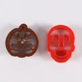 Set de moldes de plástico para galletas de Halloween con formas de calabaza y calavera DIY - Juego de Calabaza y Calavera (85025)