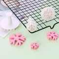 3-teiliges Set Schneeflocken-Ausstechformen für Fondant und Keksteig-Prägestempel - Schneeflockenform (03093)