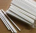 Eco-friendly white solid paper lollipop sticks for DIY candy and chocolate making - Lollipop Sticks / 10 Pieces/Pack (10cm)