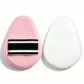 Large thick body lotion applicator sponge puff for sunscreen and skin cream application - Transparent OPP Individual Bag / Pink