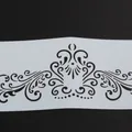 Stencil decorativo per torte con motivo floreale elegante per pasticceria fai da te - Stile Floreale Insetto (52044)