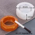 Large octagonal silicone ashtray mold for DIY resin casting with 8.5cm diameter - Octagonal Shape (60-231) / 8.5x3.5cm