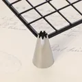 Stainless steel star piping tip for DIY cake cream decoration and cookie baking tool - Multi-tooth Star (40-09)