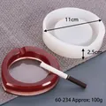 Professional silicone mold for DIY resin ashtray, 11cm diameter 100g variant - 11x2.5cm