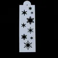 Stencil per torte bianco con motivo a fiocchi di neve per decorazione dolci - Stile Fiocco di Neve (51076)