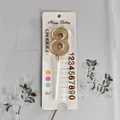 Elegante champagne gouden cijfer 8 kaars voor verjaardagstaart decoratie en jubileumfeest - Cijfer 8 / 1 Stuk
