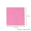Close-up detail view of pink silicone fondant lace mat with textured wavy pattern for baking - Pink (50-606-A)