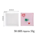 Square silicone coaster mold for DIY epoxy resin with 10.5cm x 10.5cm dimensions - Large Square Mold (50-1605)