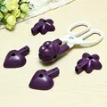 DIY silicone lollipop mold set for chocolate and cheese sticks in purple and white - 3-in-1 Lollipop Mold Tool Set (51101)