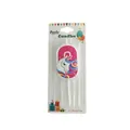 Pink unicorn themed number 0 birthday candle for girls party cake decoration topper - Unicorn Number 0