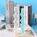 Moule en silicone géométrique en zigzag irrégulier pour bougies parfumées fait main - Forme en Zigzag (60-997) / 60-997