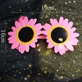 Rosa Gänseblümchen Partybrille für Geburtstage, Foto-Requisiten und Kostümfeste. - Sonnenblume Stil (yj-191203) / Rosa