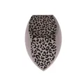 Professional leopard print makeup sponge blender with three-sided cut for foundation application - Three-Side Cut / Leopard Naked Pack / Gray