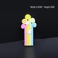 Kleurrijke polymeerklei regenboog ster taarttopper voor verjaardagsdecoratie - Regenboog Boom