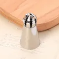 Professional stainless steel Russian ball piping tip for flower icing decoration. - 52-51