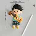 Decorazione torta in PVC morbido, ragazzo con chitarra, per festa di compleanno bambini - Ragazzo con chitarra