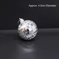 Bola de discoteca de espejo plateado reflectante para decoración navideña 4,5cm - Bola de Espejos Plateada / 5cm
