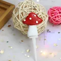Décoration de gâteau champignon rouge en résine miniature avec dimensions 3,4 cm - Grand Champignon en Résine / 3,4 cm x 4 cm