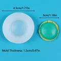 Precisie 3D-macaron siliconen mal voor DIY handgemaakte zeep en lichte klei projecten - Macaron Vorm (50-1890-D) / Wit