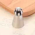 Stainless steel Russian ball piping tip nozzle for creative cake and cupcake decorating - 52-43