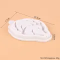 Detalle del molde de silicona para astas de alce con dimensiones de 10,3 cm por 7,7 cm - 50-1921 Gris