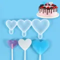 Moule en silicone en forme de cœur pour sucettes chocolat DIY et décoration de gâteau - Style Coeur à 3 Cavités (SL-042)