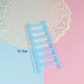 Miniature blue plastic ladder cake topper decoration for baking, 10.5cm length topper - Blue Plastic Ladder (10 Pieces) / 10.5cm