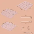 Detailed measurements for silicone earring molds and various metal jewelry findings - 203 Items (83092)