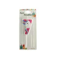 Pink unicorn number 7 birthday cake candle for girls birthday party cake decoration - Unicorn Number 7