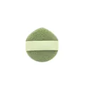 Soft green seaweed facial cleaning puff for deep skin exfoliating and makeup removal - Ribbon Style / Bulk/Loose Packaging / Green