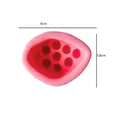 Roze 3D-siliconen mal voor macarons, 8 cm x 5,8 cm, circa 120 g, ideaal voor doe-het-zelf - Roze Multi-Gats Vorm (50-2475-A)