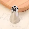 Stainless steel ball-shaped Russian piping tip nozzle for professional cake decorating - 52-50