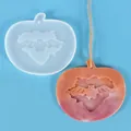 Halloween pumpkin and bat silicone mold for DIY resin or wax crafts - Pumpkin Bat Mold (60-983-D)