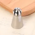 Spherical Russian torch piping tip made of seamless stainless steel for cake decorating - 52-64