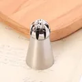 One-piece stainless steel sphere Russian piping tip icing nozzle for cake decoration - 52-67