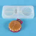 Molde de silicona con forma de concha para arte de resina DIY y espejo de maquillaje - Concha (60-897) / Molde para Espejo Compacto
